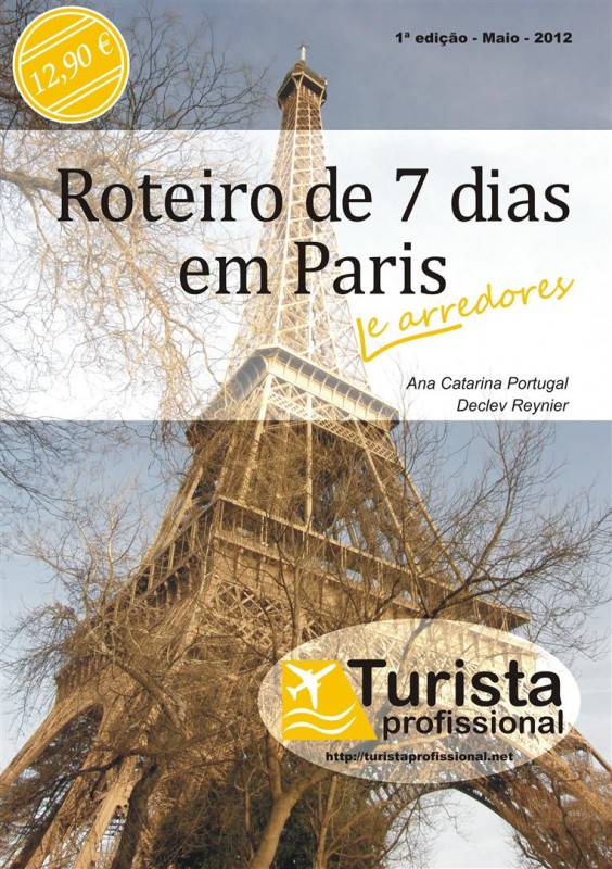 Capa do e-book: Roteiro de 7 Dias em Paris