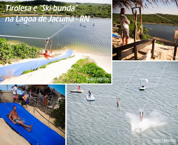 Adrenalina na Tirolesa e no Ski-Bunda na Lagoa de Jacumã - RN