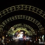 Arcos iluminados para o Natal de Gramado