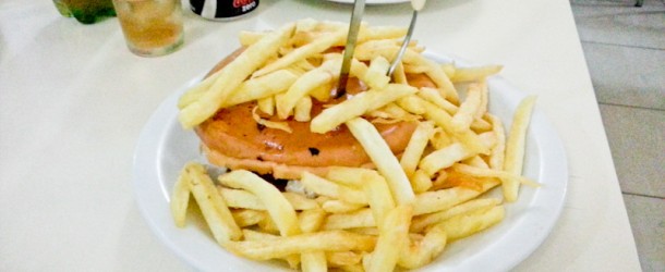 O meu "pequenino" XIS de Frango com Fritas