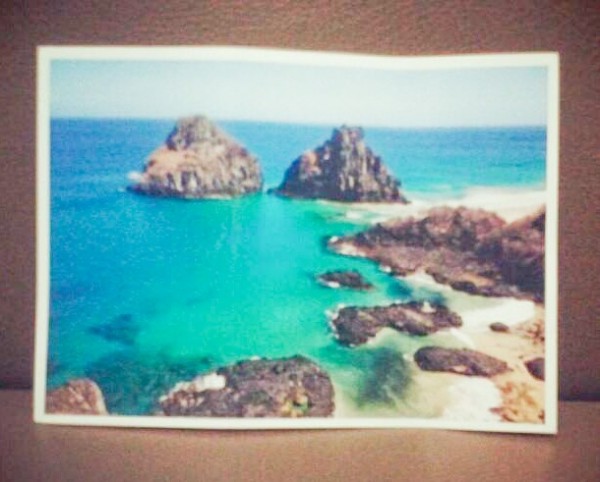 iPostal de Fernando de Noronha que enviei para os Nerds Viajantes