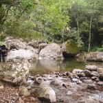 Vale a pena tomar um banho depois da longa caminhada