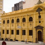 Fachada preservada da Biblioteca Pública de Porto Alegre