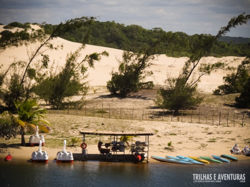 Pedalinhos, cisnes, caiaques