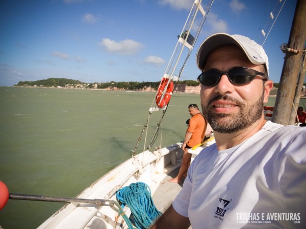 A cara de felicidade neste passeio de barco. Muitas saudades de Pipa e Tibau do Sul