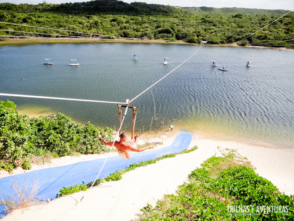 Tirolesa da Lagoa de Jacumã