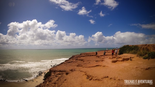 Lá embaixo está a Lajinha, na Praia do Amor