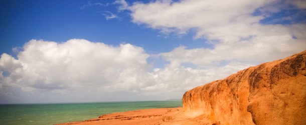 O Chapadão e as falésias vermelhas de Pipa