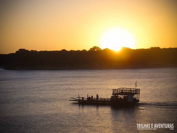 Um belo espetáculo do sol para finalizar o passeio