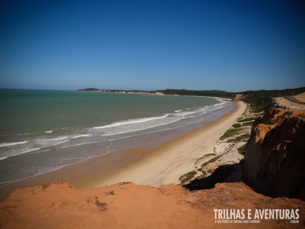 Vista do Mirante da Praia de Cacimbinha, entre Pipa e Tibau do Sul