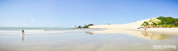 Panorâmica da Praia e Dunas de Genipabu - RN