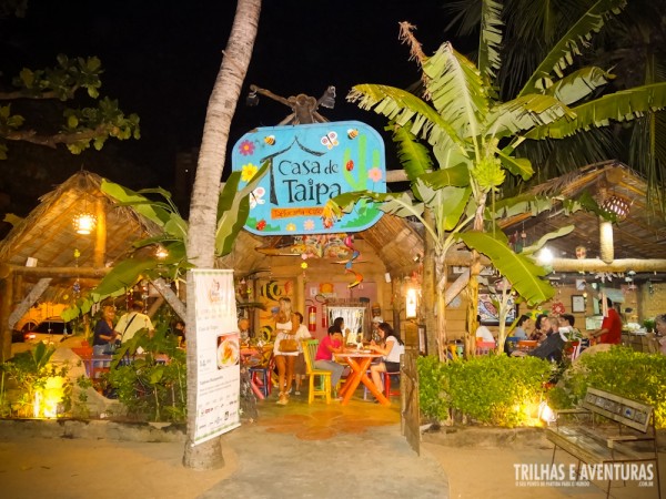 Restaurante Casa de Taipa, em Ponta Negra - Natal