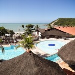 Vista do D Beach Resort, em Natal, com o Morro do Careca ao fundo