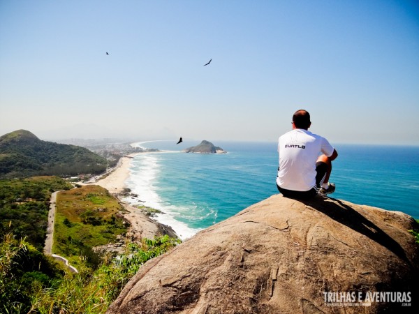 Curtindo o visual do Mirante do Caeté, na Prainha