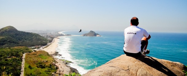 Curtindo o visual do Mirante do Caeté, na Prainha