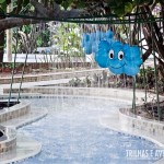 Piscina com decoração infantil