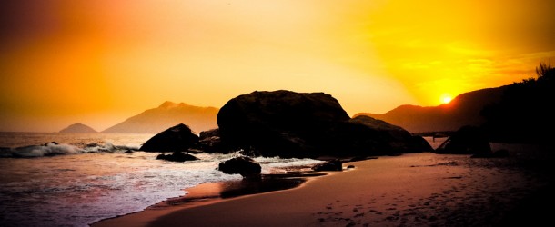 Mas é o pôr-do-sol da Praia do Abricó que eu mais amo!