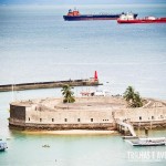 Forte de São Marcelo, na baía de Todos os Santos