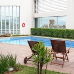 Piscina da cobertura do Hotel Comfort Ibirapuera