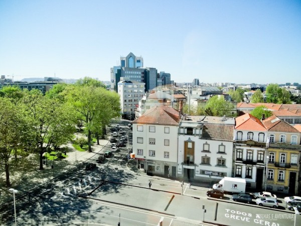 Vista da Sala VIP no sexto andar