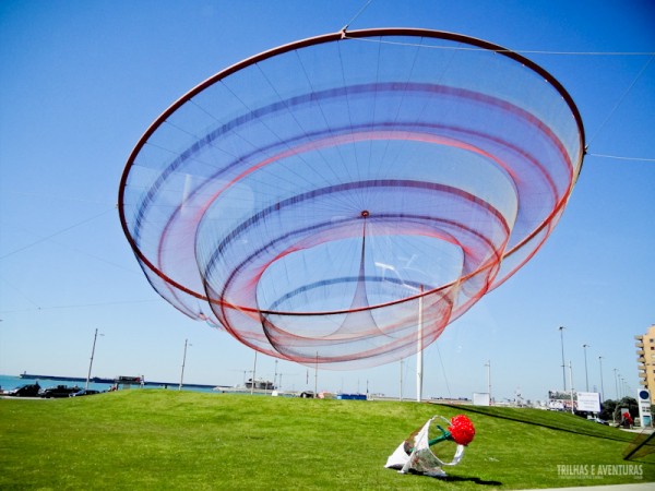 Escultura da Medusa em Matosinhos, no Porto