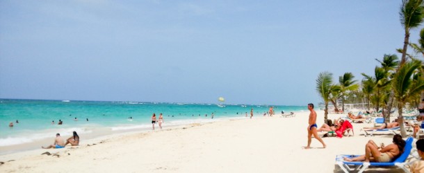 Praia de Punta Cana, na República Dominicana