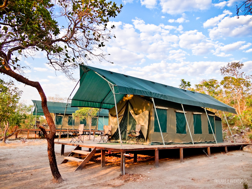 Barraca família do Safari Camp da Korubo no Jalapão