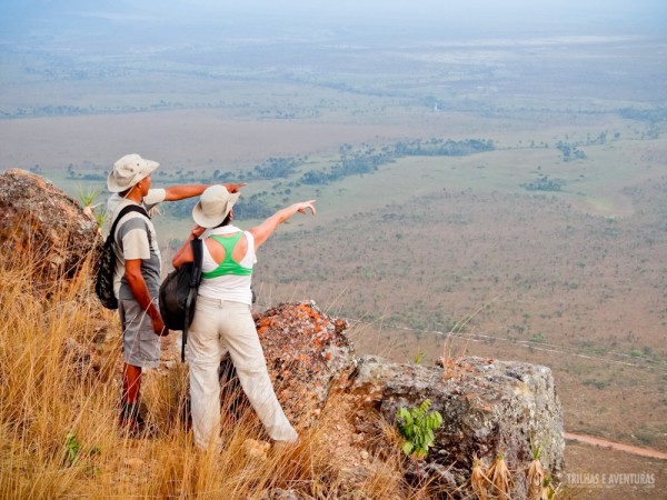 Do alto da Serra do Espírito Santo é possivel avistar boa parte do cerrado do Jalapão