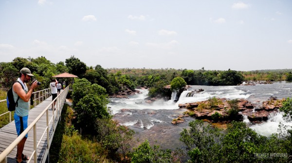 A Cachoeira da Velha me lembrou muito as Cataratas do Iguaçu. Só que muito menor!