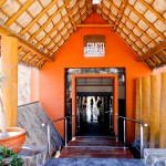 Entrada do Hotel Cinco, em Punta Mita