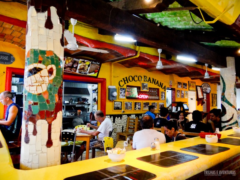 Restaurante Choco Banana, em Sayulita - México
