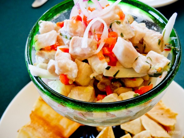 Ceviche no ponto! Perfeição!