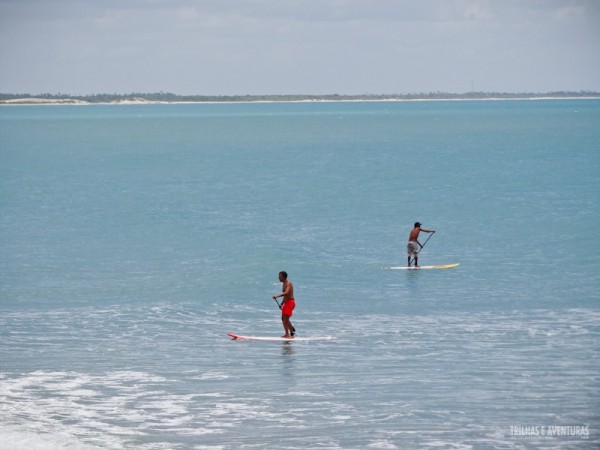 Aprender kite, surf, wind e stand up paddle (SUP) é perfeito em Jeri