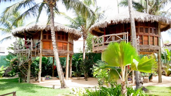 Palafitas da Pousada Vila Kalango, em Jericoacoara