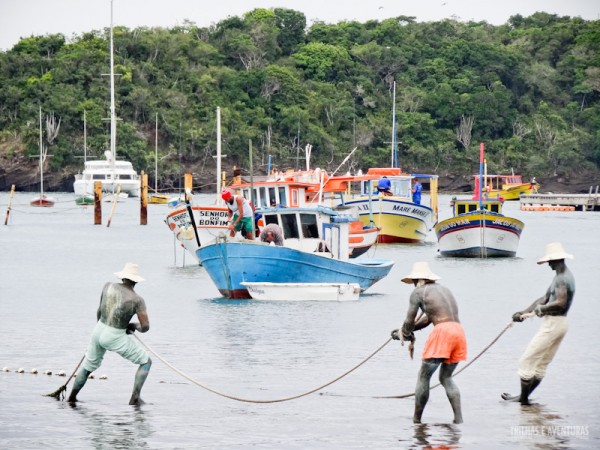 A estátua dos "Três Pescadores" é uma homenagem ao povo de Búzios