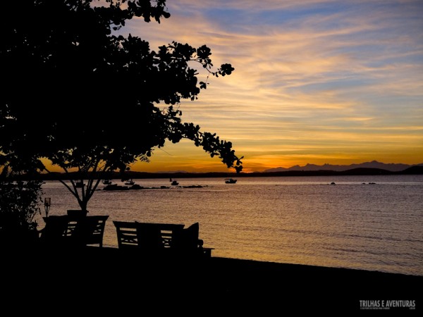 O Lounge do restaurante Valdivia é um excelente local para curtir o pôr-do-sol