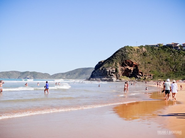 Canto direito da Praia de Geribá, em Búzios