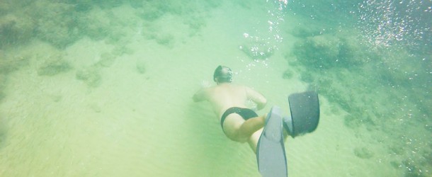 Mergulhando nas Piscinas Naturais de Taipu de Fora, BA