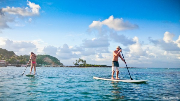 Stand Up Paddle na Terceira Praia do Morro de São Paulo - BA