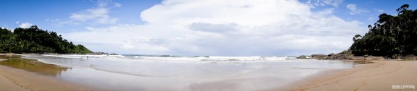 Panorâmica da Praia da Engenhoca - Itacaré