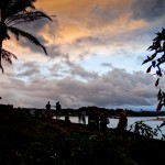 Fim de tarde com os amigos em Itacaré