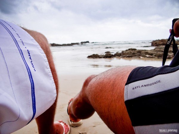 Aguardando o tempo ruim passar na Praia do Havaizinho em Itacaré