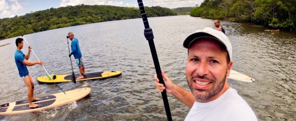 Stand Up Paddle com os amigos da Itacaré Soul SUP