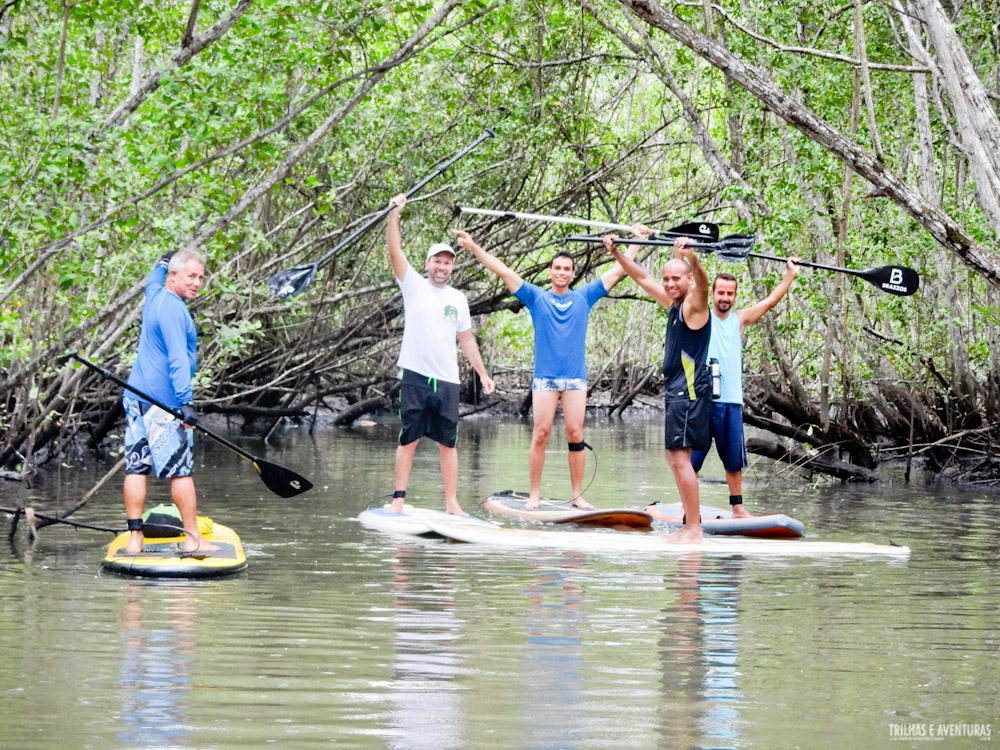 Stand Up Paddle com os amigos da Itacaré Soul SUP