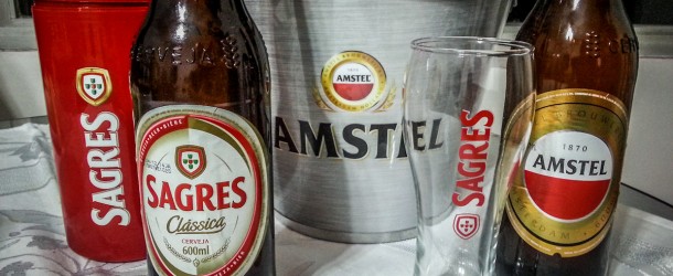 Cervejas Sagres e Amstel da Heineken