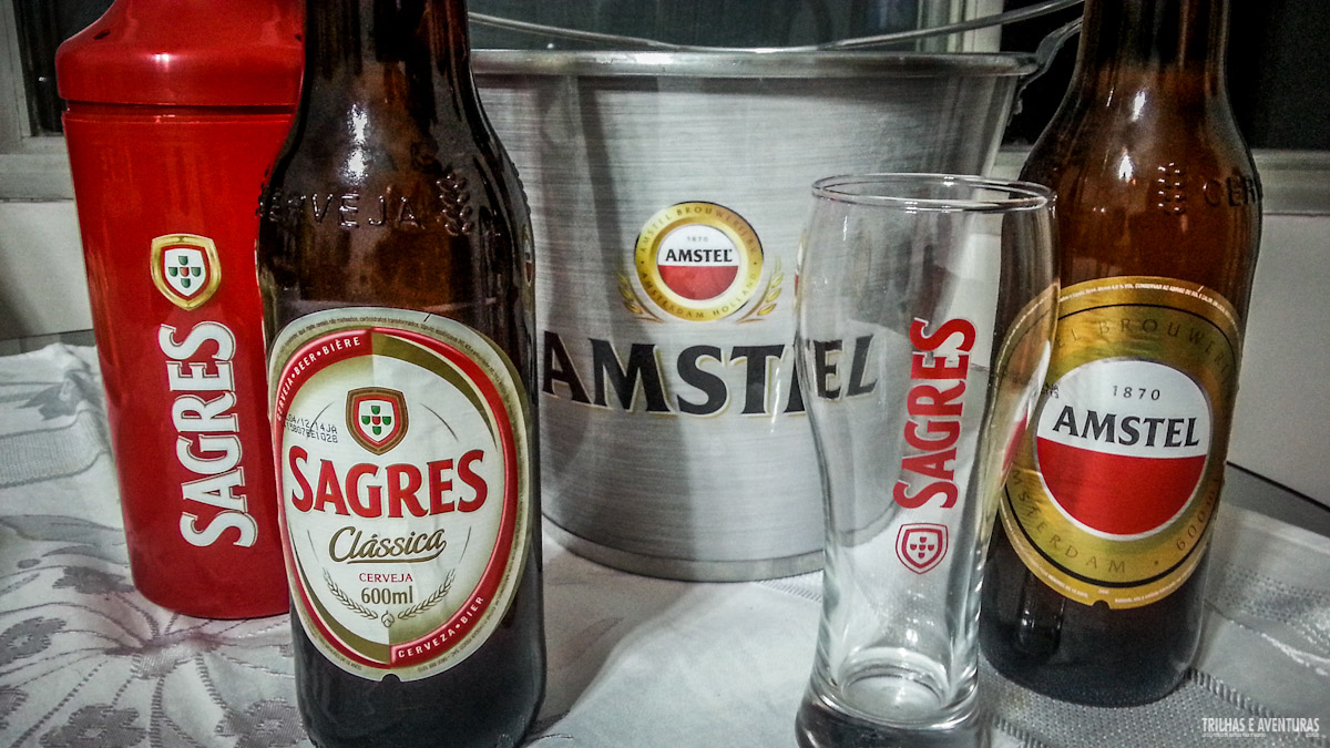 Cervejas Sagres e Amstel da Heineken