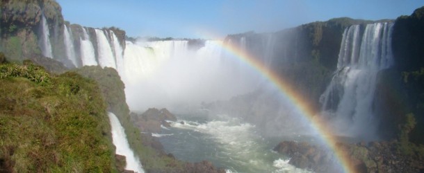 Arco-iris nas Cataratas do Iguaçu - Foz do Iguaçu