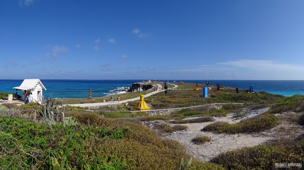 Vista panorâmica do Jardim de Esculturas, em Punta Sur