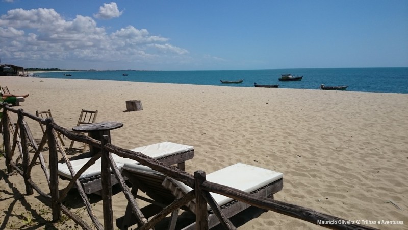 Praia e Pousada BGK Barra Grande Kitepoint no Piauí