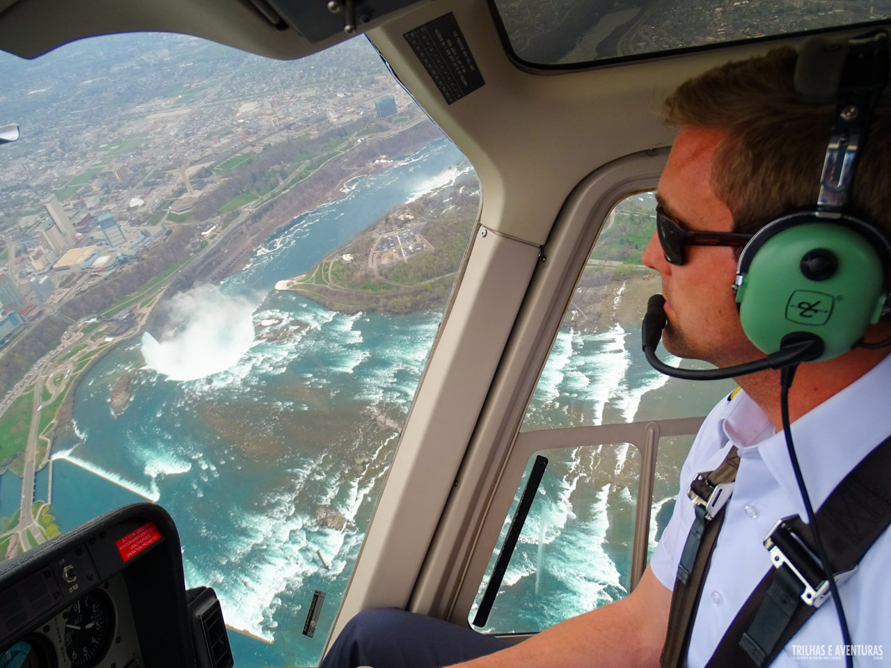 Vôo panorâmico de helicóptero em Niagara Falls